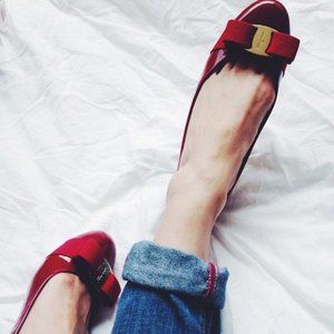 Salvatore Ferragamo Varina Flat red (ROSSO)